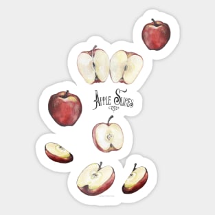 Apple Slices. Sticker